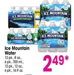 Jewel-Osco Ice Mountain Water offer