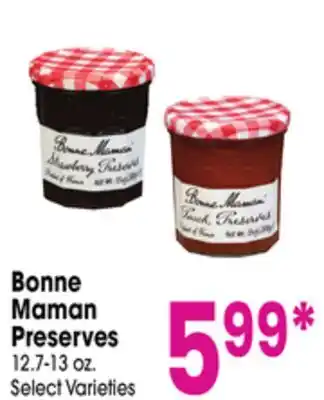 Jewel-Osco Bonne Maman Preserves offer