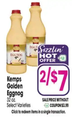 Jewel-Osco Kemps Golden Eggnog offer