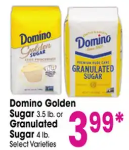 Jewel-Osco Domino Golden Sugar 3.5 lb. or Granulated Sugar 4 lb offer