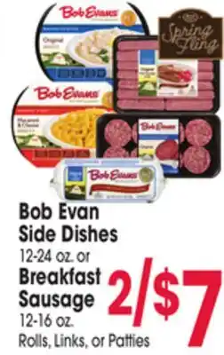 Jewel-Osco Bob Evan Side Dishes 12-24 oz. or Breakfast Sausage 12-16 oz offer