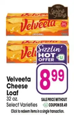 Jewel-Osco Velveeta Cheese Loaf offer