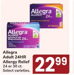 Jewel-Osco Allegra Adult 24HR Allergy Relief offer