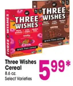 Jewel-Osco Three Wishes Cereal offer