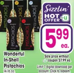Jewel-Osco Wonderful In-Shell Pistachios offer