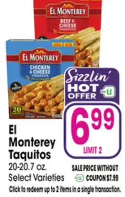 Jewel-Osco El Monterey Taquitos offer