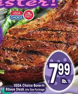 Jewel-Osco USDA Choice Bone-In Ribeye Steak offer
