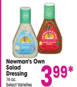 Jewel-Osco Newman's Own Salad Dressing offer