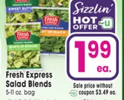 Jewel-Osco Fresh Express Salad Blends offer