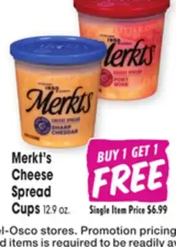 Jewel-Osco Merkt's Cheese Spread Cups offer
