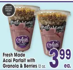 Jewel-Osco Fresh Made Acai Parfait with Granola & Berries offer