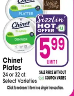 Jewel-Osco Chinet Plates offer