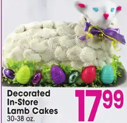 Jewel-Osco Decorated In-Store Lamb Cakes offer