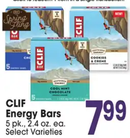 Jewel-Osco CLIF Energy Bars offer