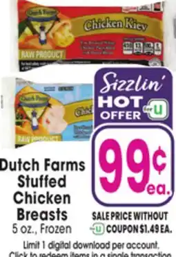 Jewel-Osco Dutch Farms Stuffed Chicken Breasts offer