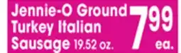 Jewel-Osco Jennie-O Ground Turkey Italian Sausage offer