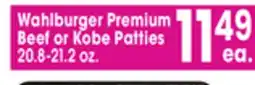 Jewel-Osco Wahlburger Premium Beef or Kobe Patties offer
