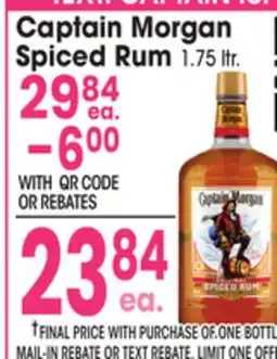 Jewel-Osco Captain Morgan Spiced Rum offer