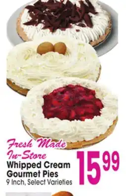 Jewel-Osco Whipped Cream Gourmet Pies offer