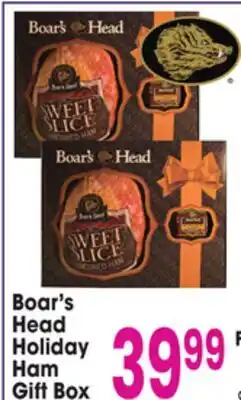 Jewel-Osco Boar's Head Holiday Ham Gift Box offer