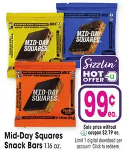 Jewel-Osco Mid-Day Squares Snack Bars offer