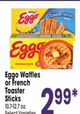 Jewel-Osco Eggo Waffles or French Toaster Sticks offer