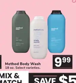 Jewel-Osco Method Body Wash offer