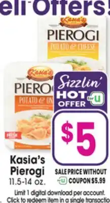 Jewel-Osco Kasia's Pierogi offer