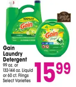 Jewel-Osco Gain Laundry Detergent offer