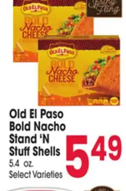 Jewel-Osco Old El Paso Bold Nacho Stand'N Stuff Shells offer