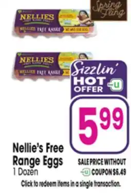 Jewel-Osco Nellie's Free Range Eggs offer
