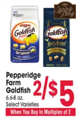 Jewel-Osco Pepperidge Farm Goldfish offer