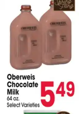 Jewel-Osco Oberweis Chocolate Milk offer