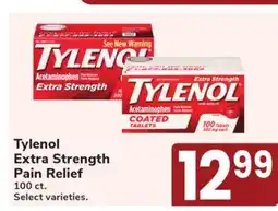 Jewel-Osco Tylenol Extra Strength Pain Relief offer