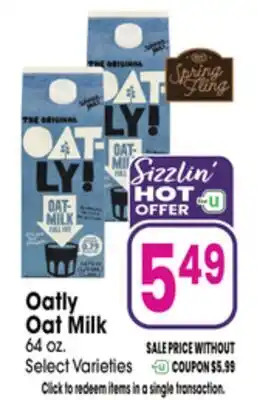 Jewel-Osco Oatly Oat Milk offer