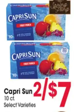 Jewel-Osco Capri Sun offer
