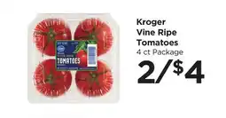 Food 4 Less Kroger Vine Ripe Tomatoes offer