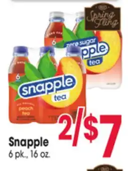 Jewel-Osco Snapple offer