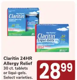 Jewel-Osco Claritin 24HR Allergy Relief offer