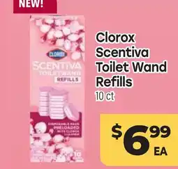 Tony’s Fresh Market Clorox Scentiva Toilet Wand Refills offer