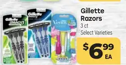 Tony’s Fresh Market Gillette Razors offer