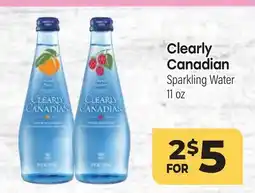 Tony’s Fresh Market Clearly Canadian Sparkling Water offer