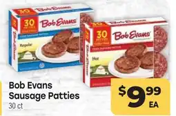 Tony’s Fresh Market Bob Evans Sausage Patties offer