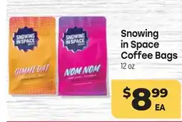 Tony’s Fresh Market Snowing in Space Coffee Bags offer