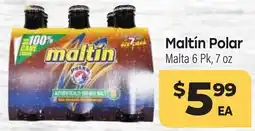 Tony’s Fresh Market Maltín Polar Malta offer