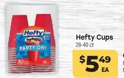 Tony’s Fresh Market Hefty Cups offer