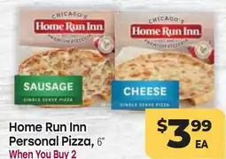Tony’s Fresh Market Home Run Inn Personal Pizza offer