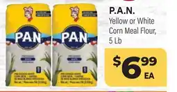 Tony’s Fresh Market P. A. N. Yellow or White Corn Meal Flour offer