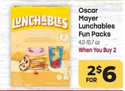 Tony’s Fresh Market Oscar Mayer Lunchables Fun Packs offer