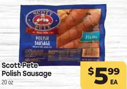 Tony’s Fresh Market Scott Pete Polish Sausage offer